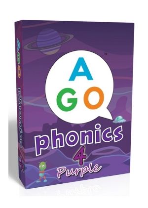 ゲーム カードゲーム エイゴ フォニックス パープル 2nd Edition Level 4 Ago Phonics Purple 2nd Edition Level 4 小学生 中学生にオススメ 英語教材 カード